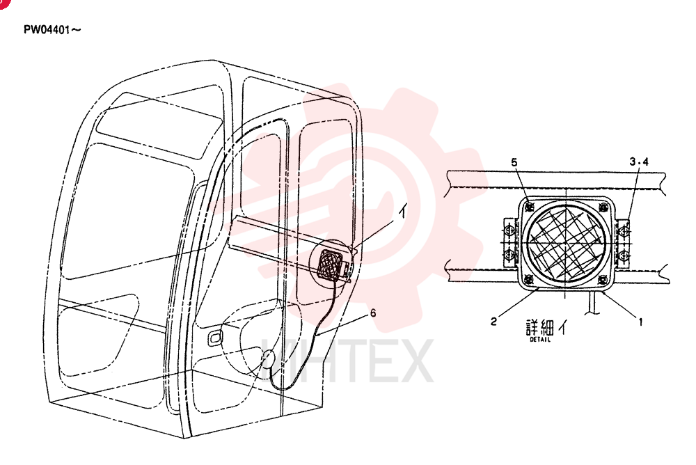 SPEAKER INSTAL PY54E00001F1