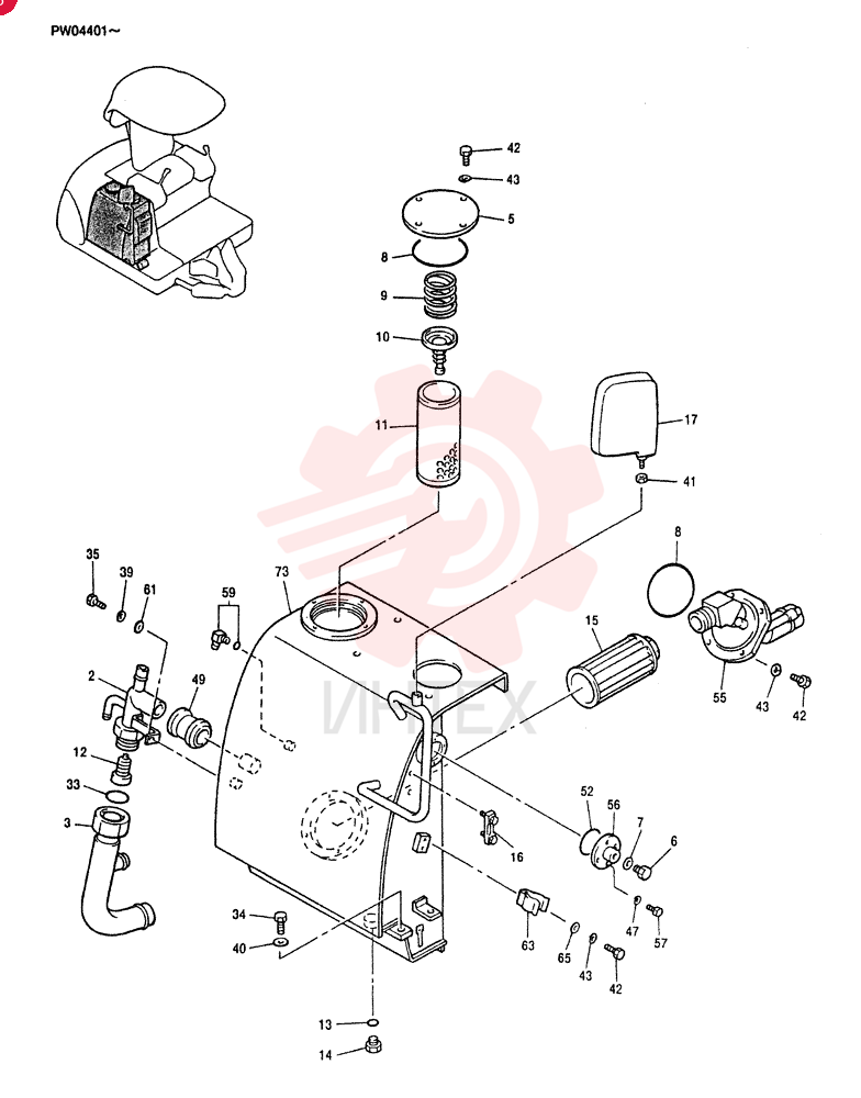 TANK ASSY PV33H00008F5 (1)