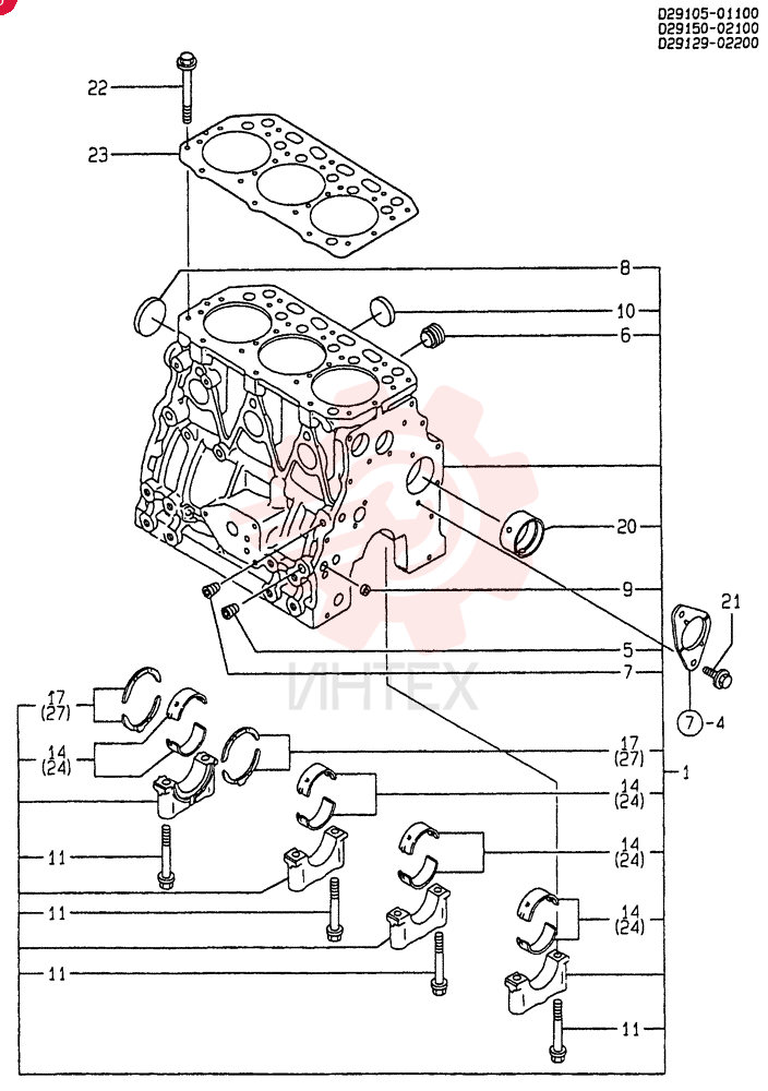 BLOCK ASSY, CYLINDER VV72915701560