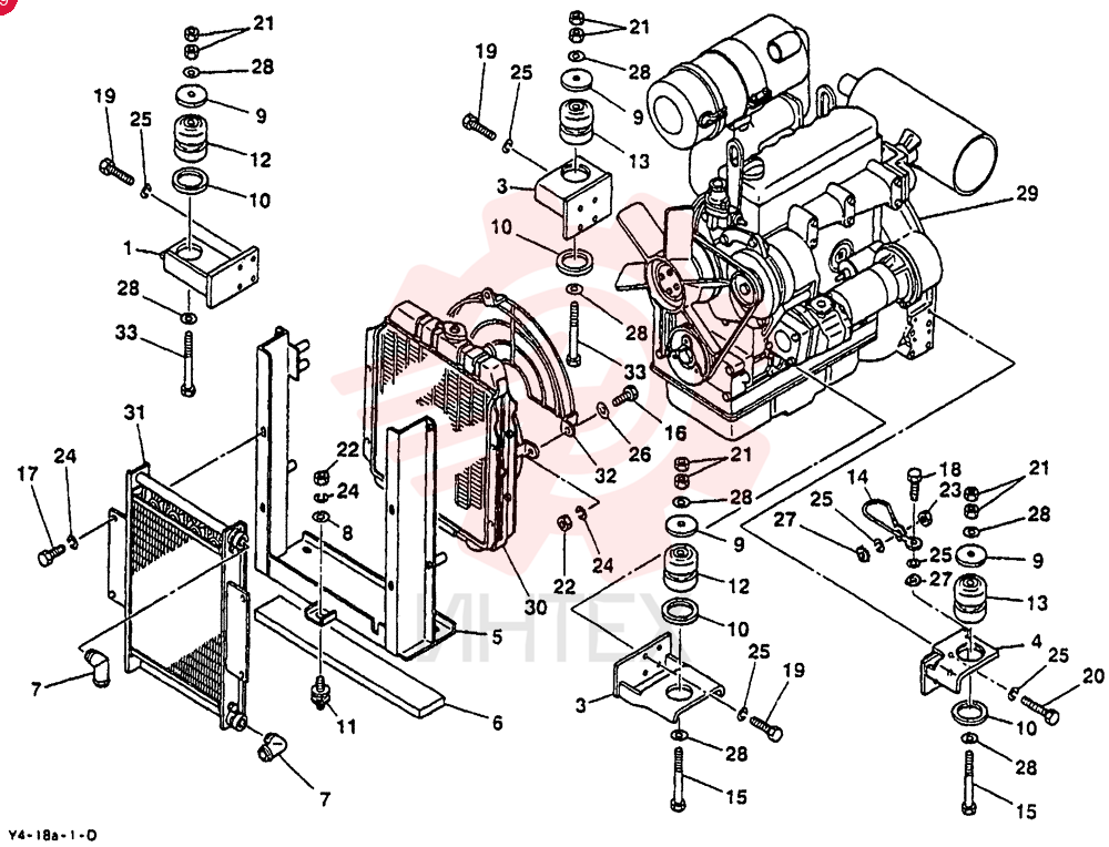 FOOT, ENGINE S04440-06100