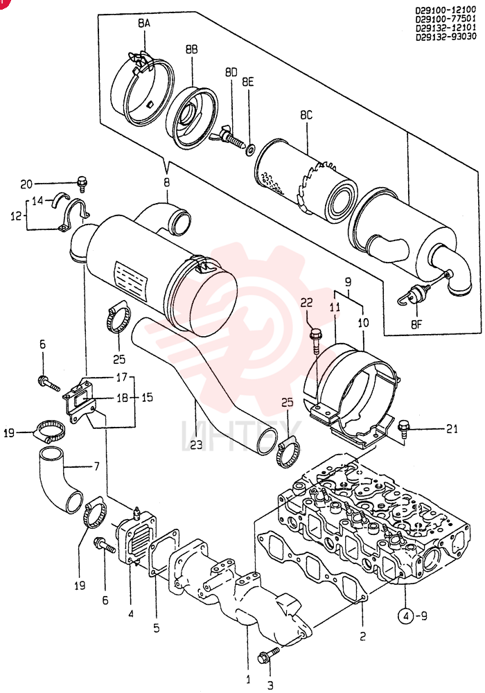 MANIFOLD, SUCTION VV12912212100