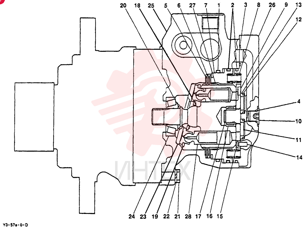 MOTOR ASSY, SLEW S19031-13100