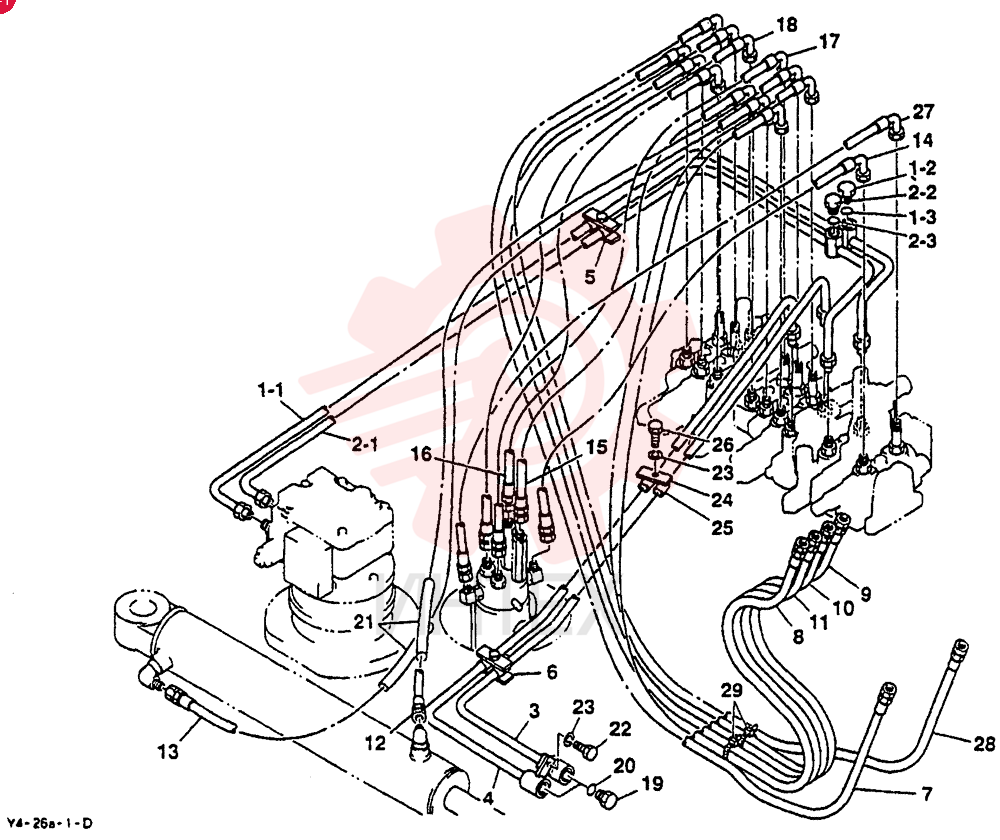PIPE ASSY, Serial Range: PW03001-PW03296