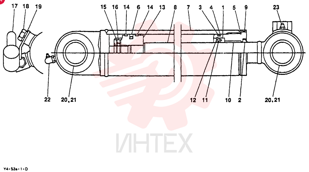 Схема (SK030) - COMPACT EXCAVATOR ASN PW03001 (1/95-12/03) S19000-61600