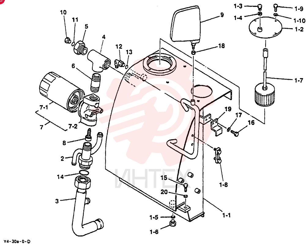 TANK ASSY, HYDRAULIC S04380-90040
