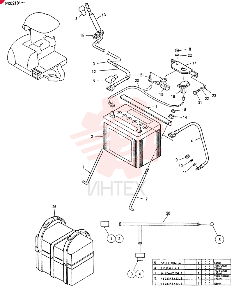 BATTERY INSTAL PV72E00002F2