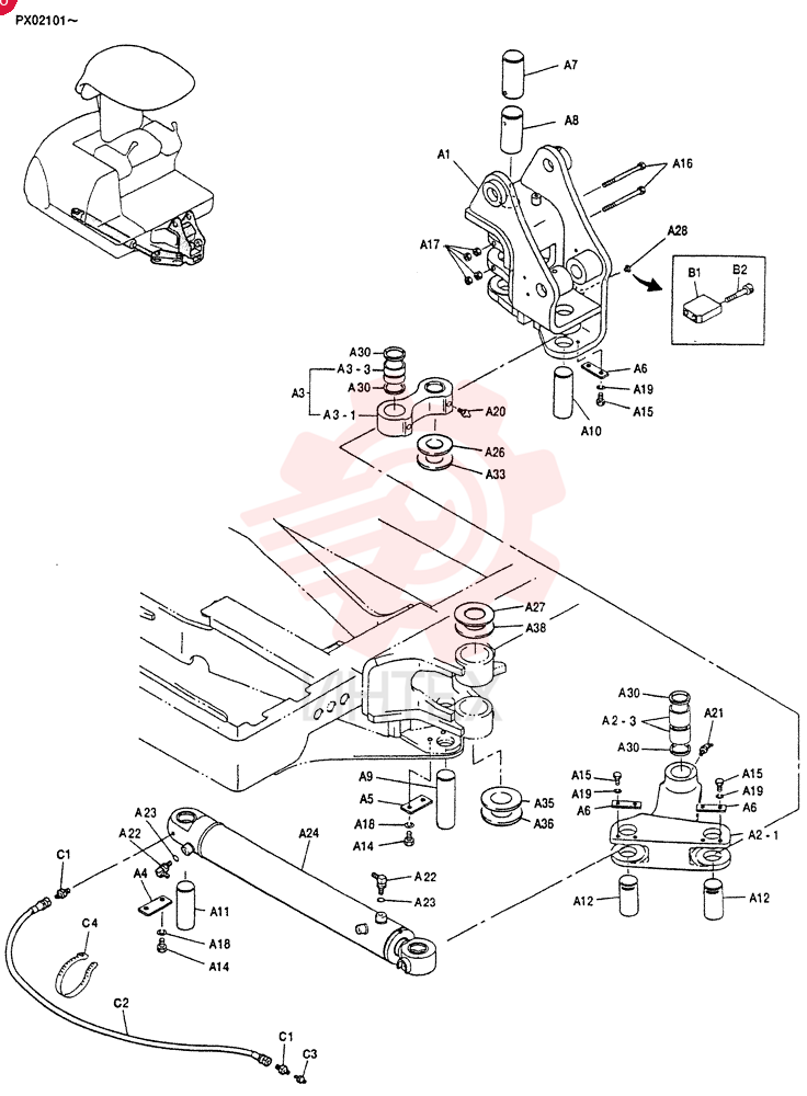 BRACKET ASSY, SWING PX02B00016F1