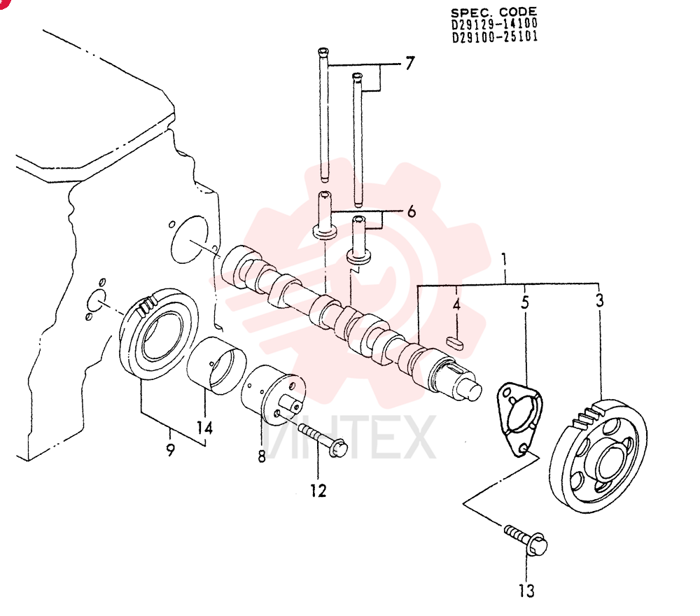 CAMSHAFT VV12912914580