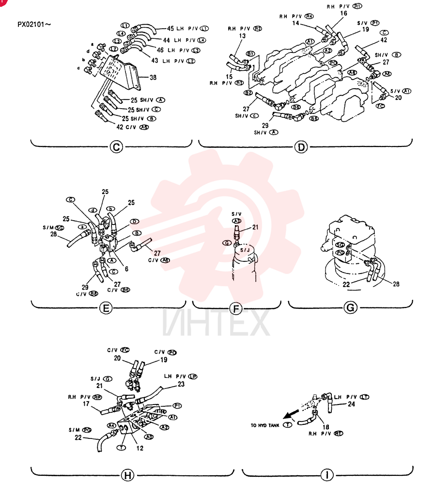 CONTROL LINES,REMOTE PW68H00010F1 (1)