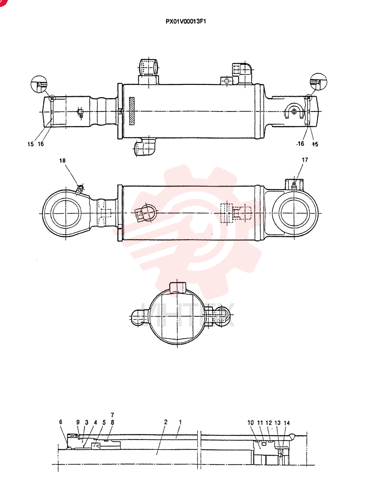 CYLINDER PX01V00013F1