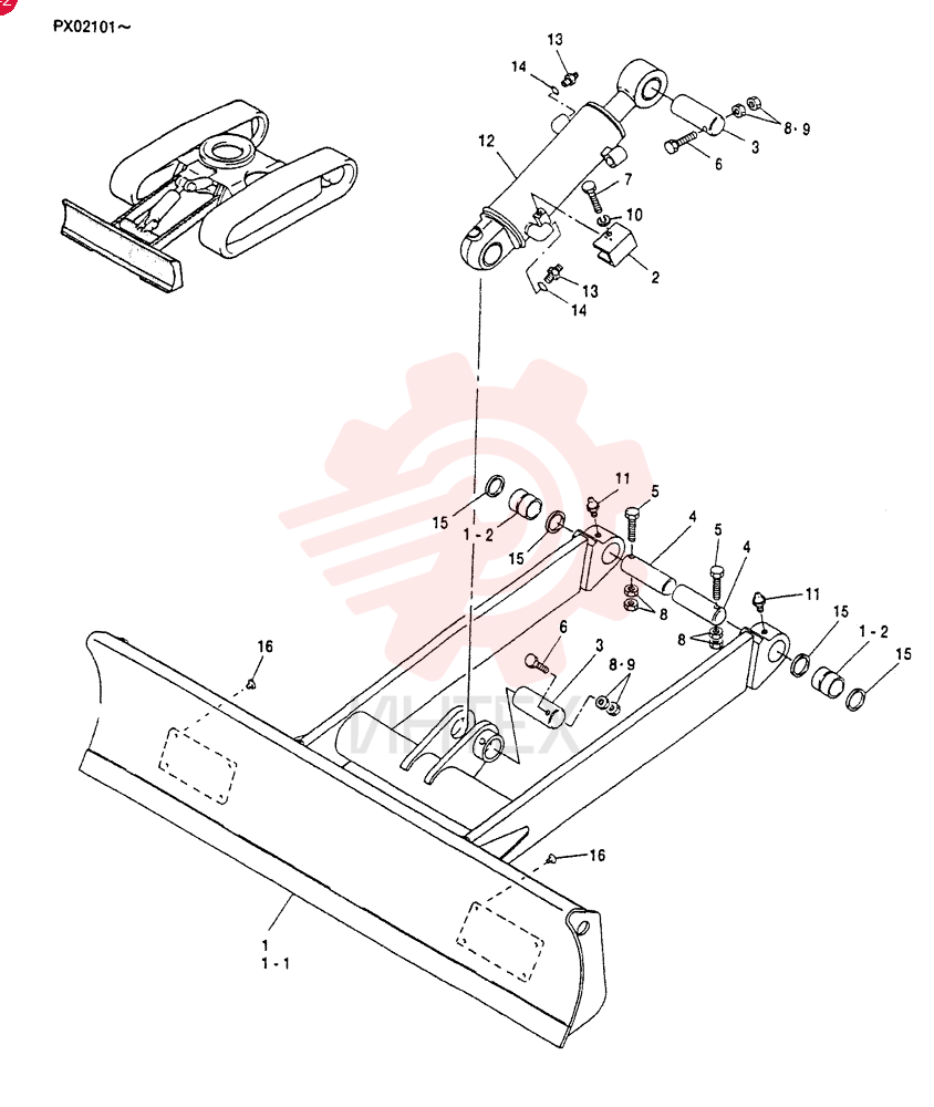 DOZER ASSY PX51B00023F1