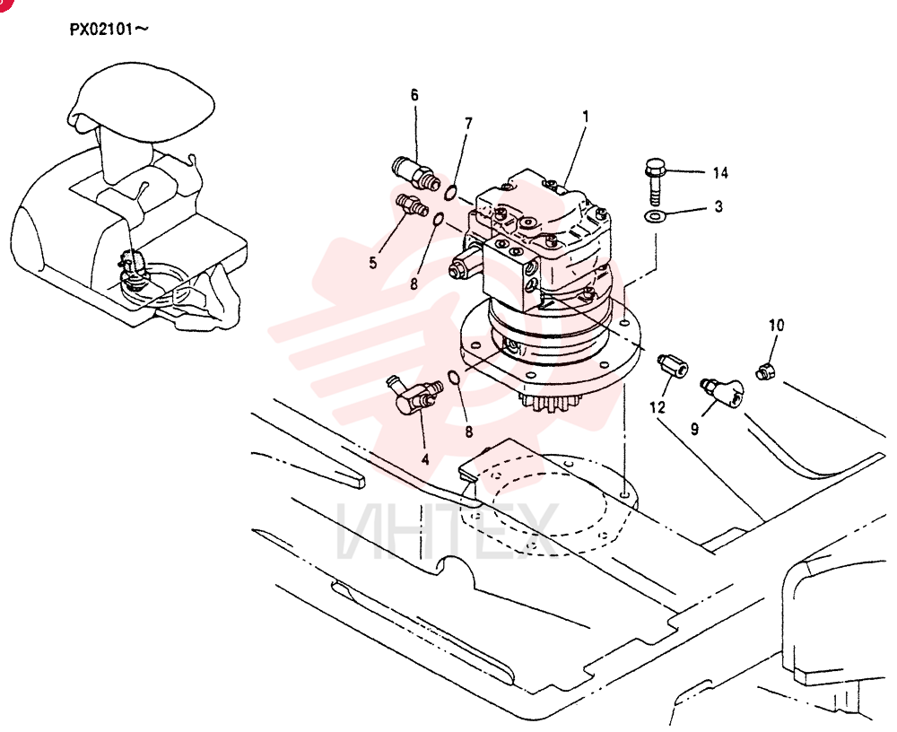 DRIVE ASSY, SWING PX22H00001F2