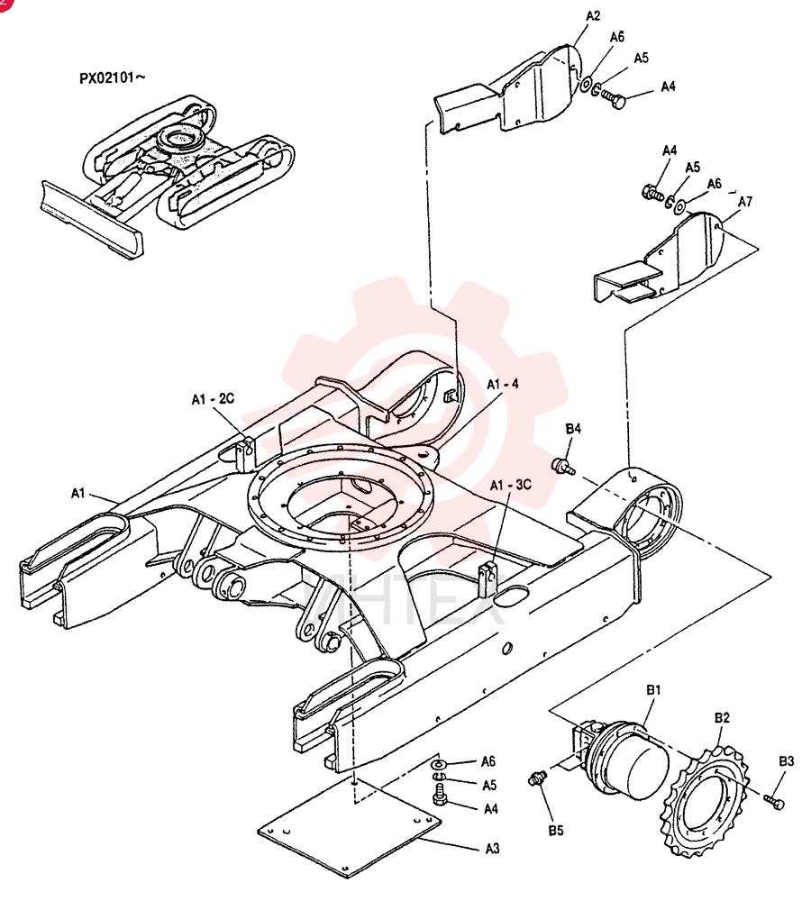 FRAME ASSY, LOW PX02F00023F1