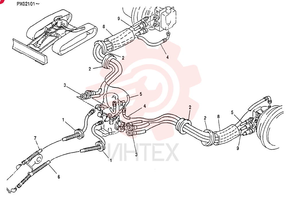 HYD LINES, LOW PX02H00002F1