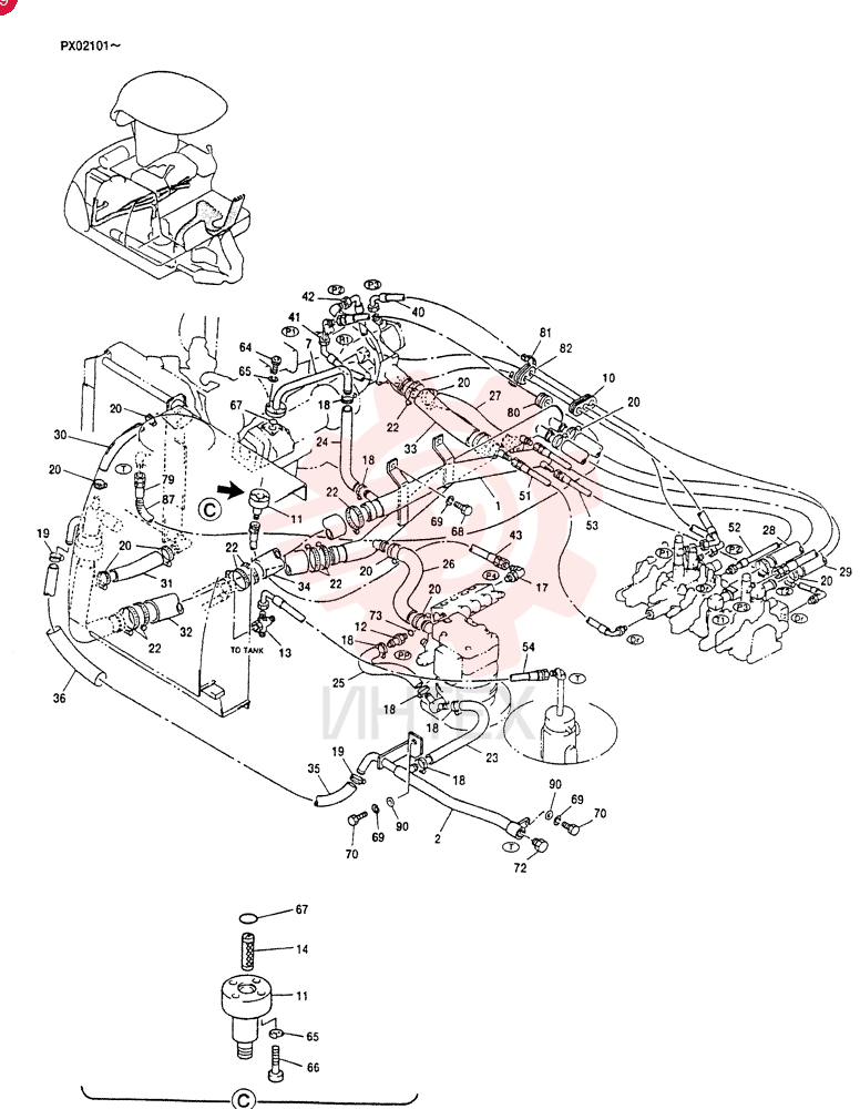 HYD LINES, UPP PW03H00010F1 (2)