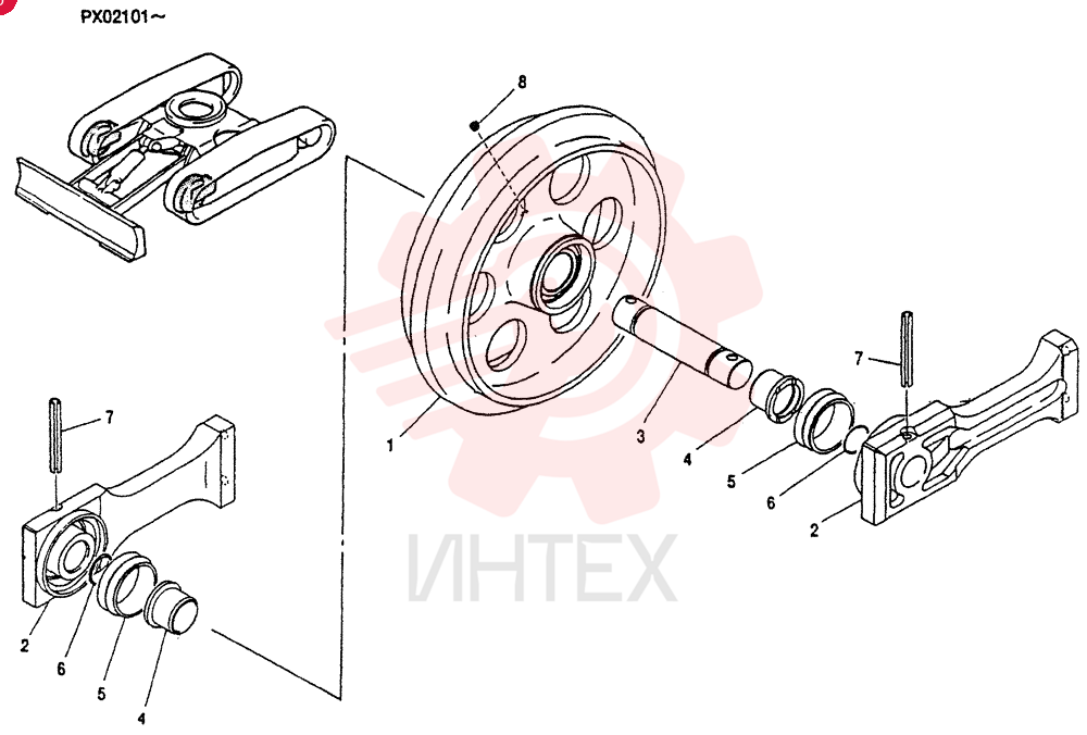 IDLER WHEEL PV52D00001F1