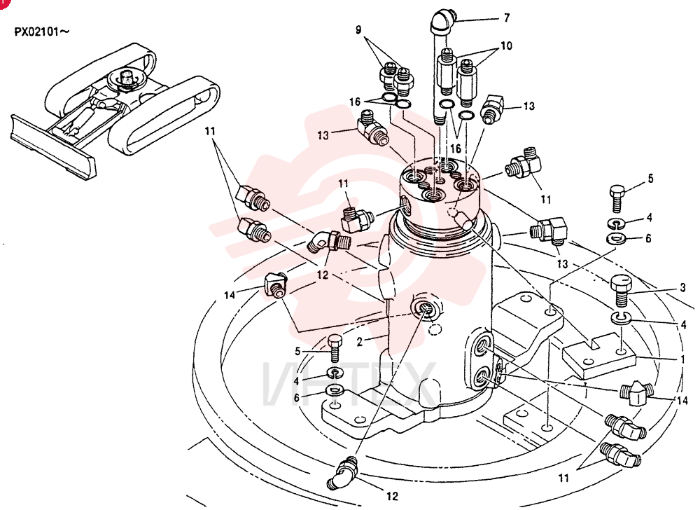 JOINT INSTAL,SWIVEL PW19H00001F1