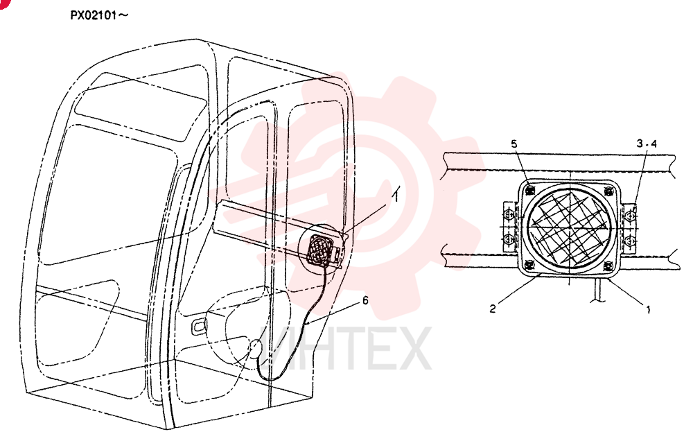 SPEAKER INSTAL PY54E00001F1