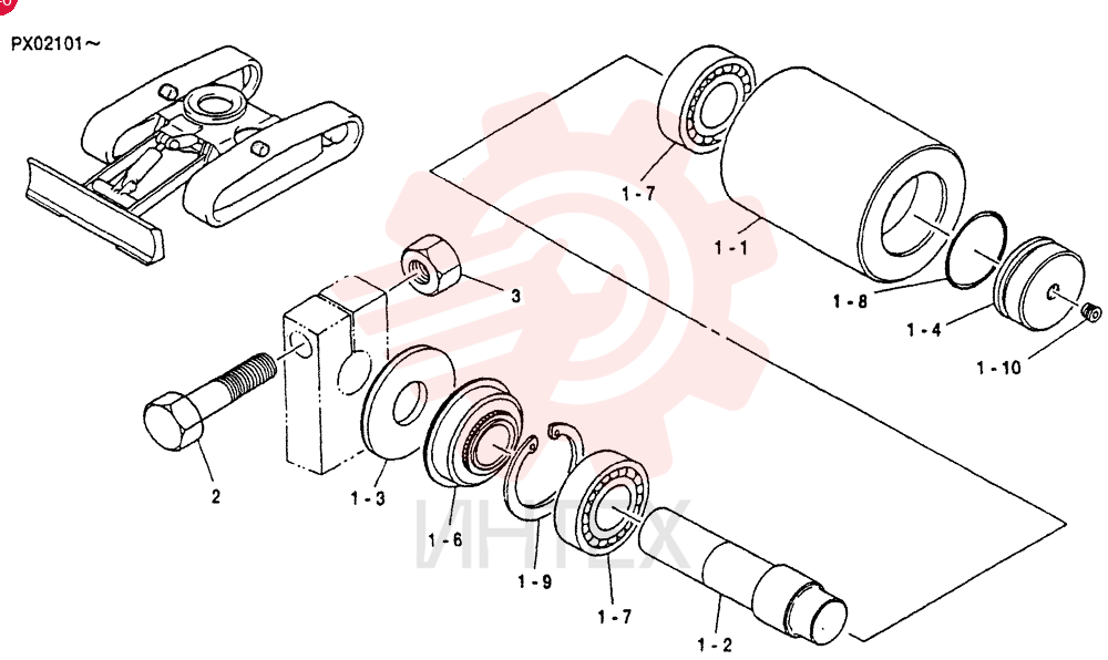 TRACK ROLLER PV64D00002F1