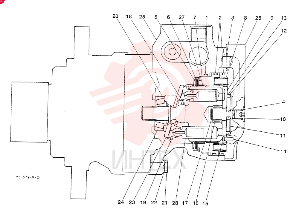 HYDRAULIC MOTOR S19031-13000 (2)