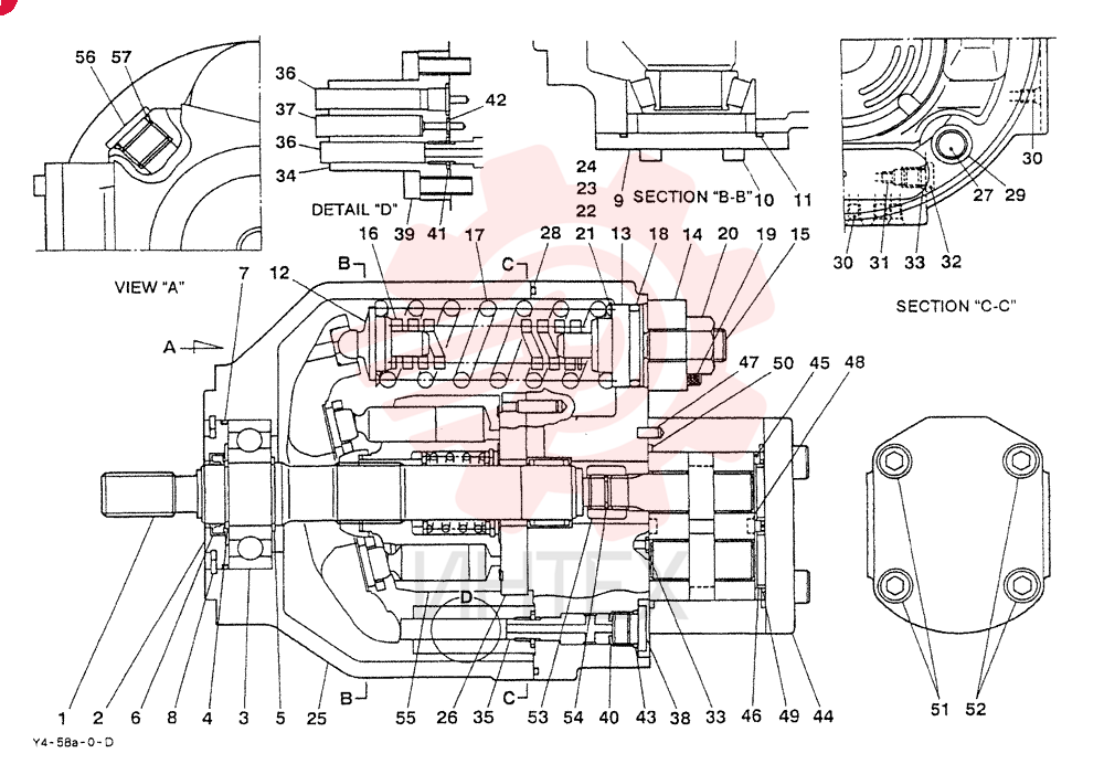 HYDRAULIC PUMP S19020-12300