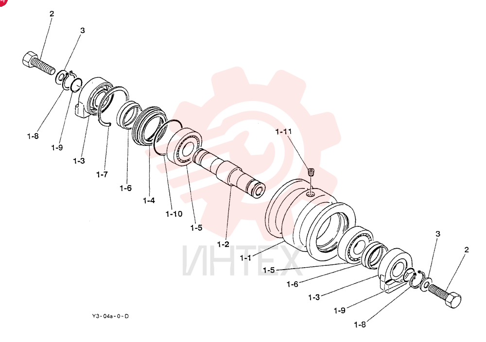 ROLLER, TRACK S04313-11100