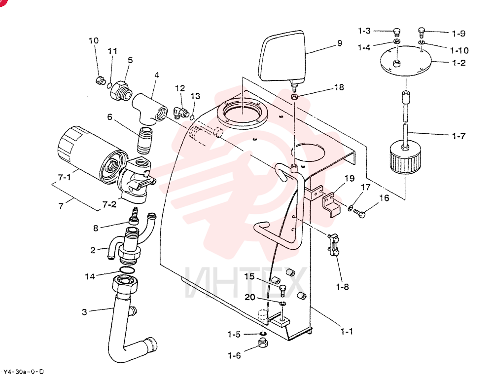 TANK ASSY,HYDR S04380-90040