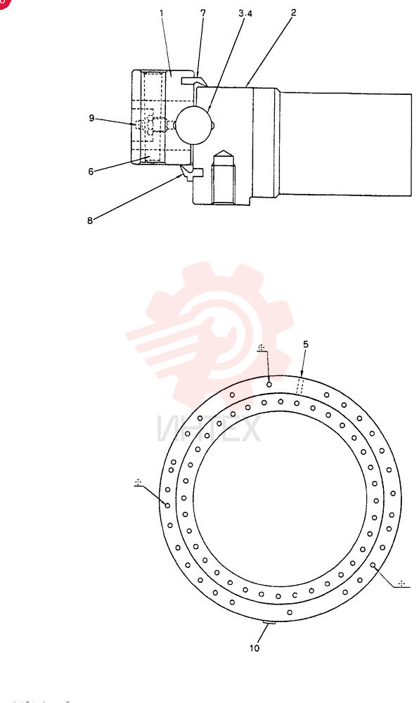 SLEWING RING 2425U236F1