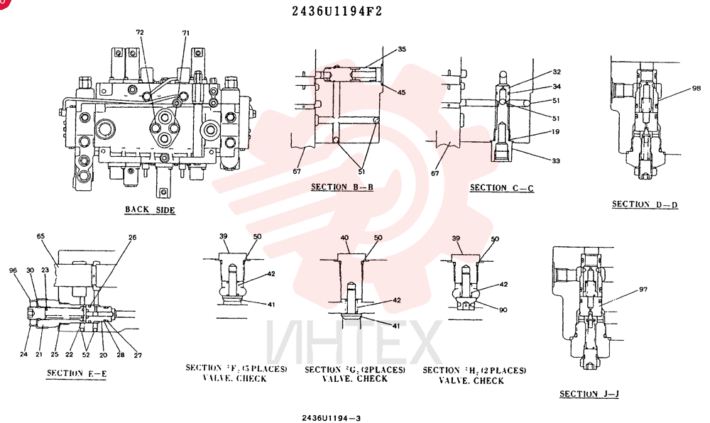 VALVE ASSY, CONTROL 2436U1194F2