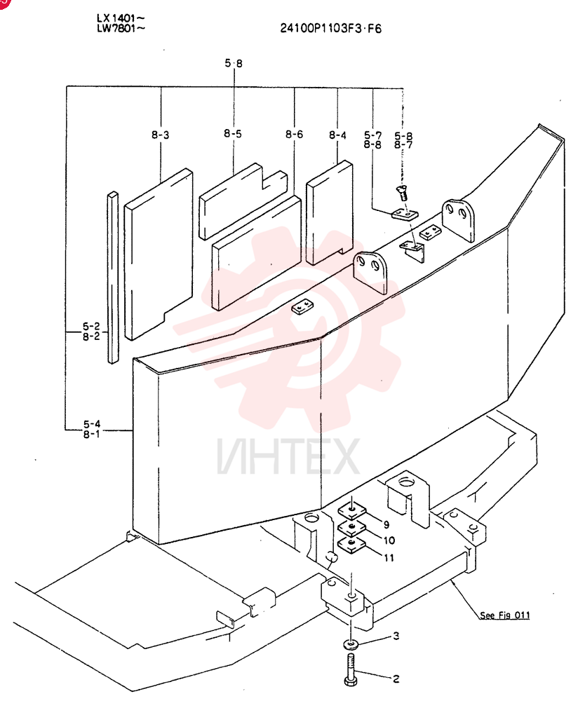 COUNTER-WEIGHT ASSY, Serial Range: LW7801-LW7840