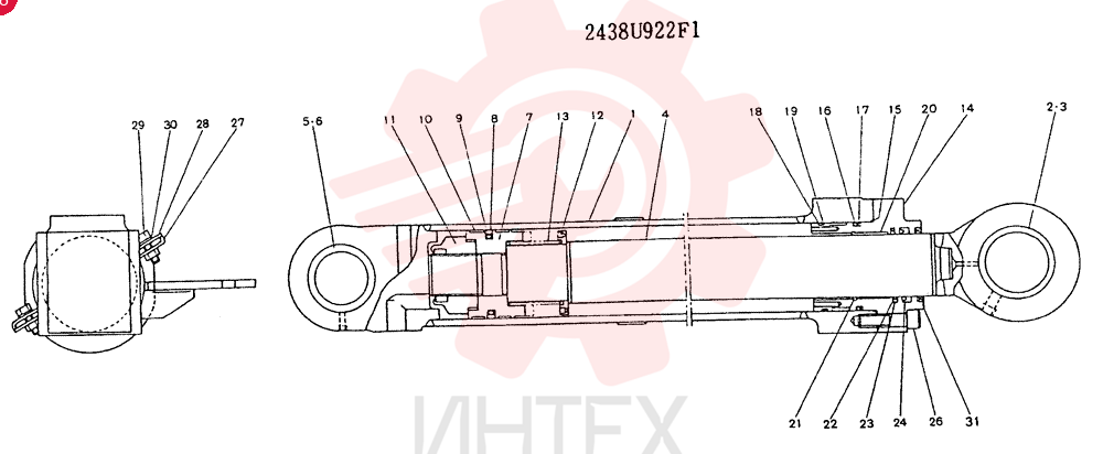 CYLINDER 2438U922F1