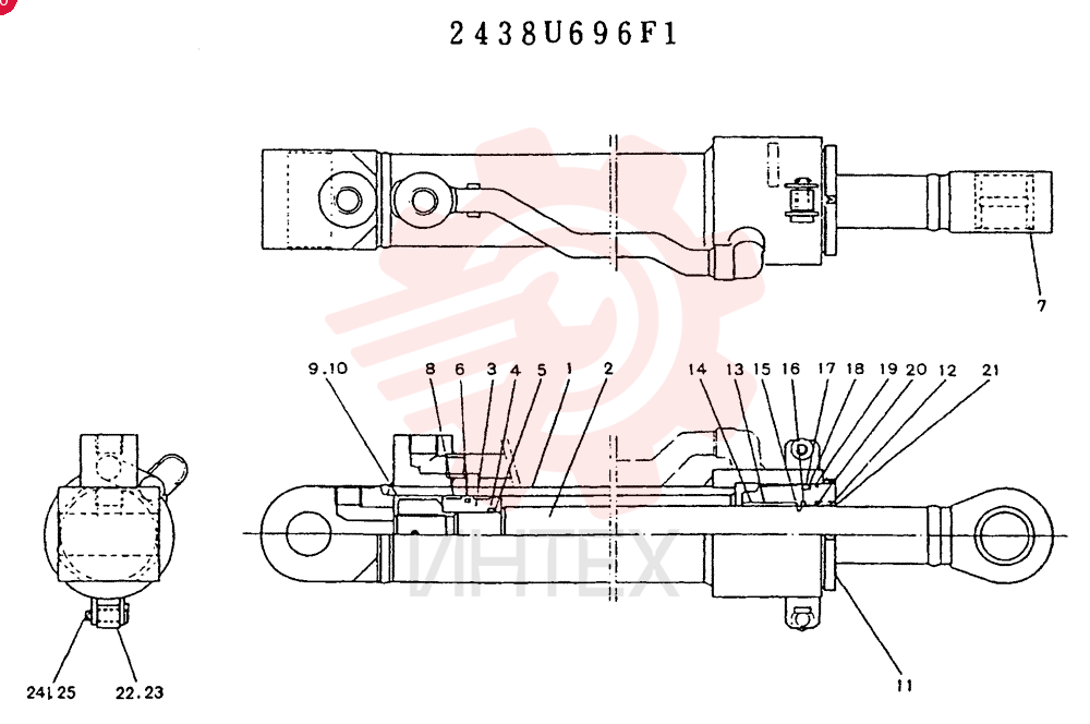 CYLINDER ASSY 2438U696F1