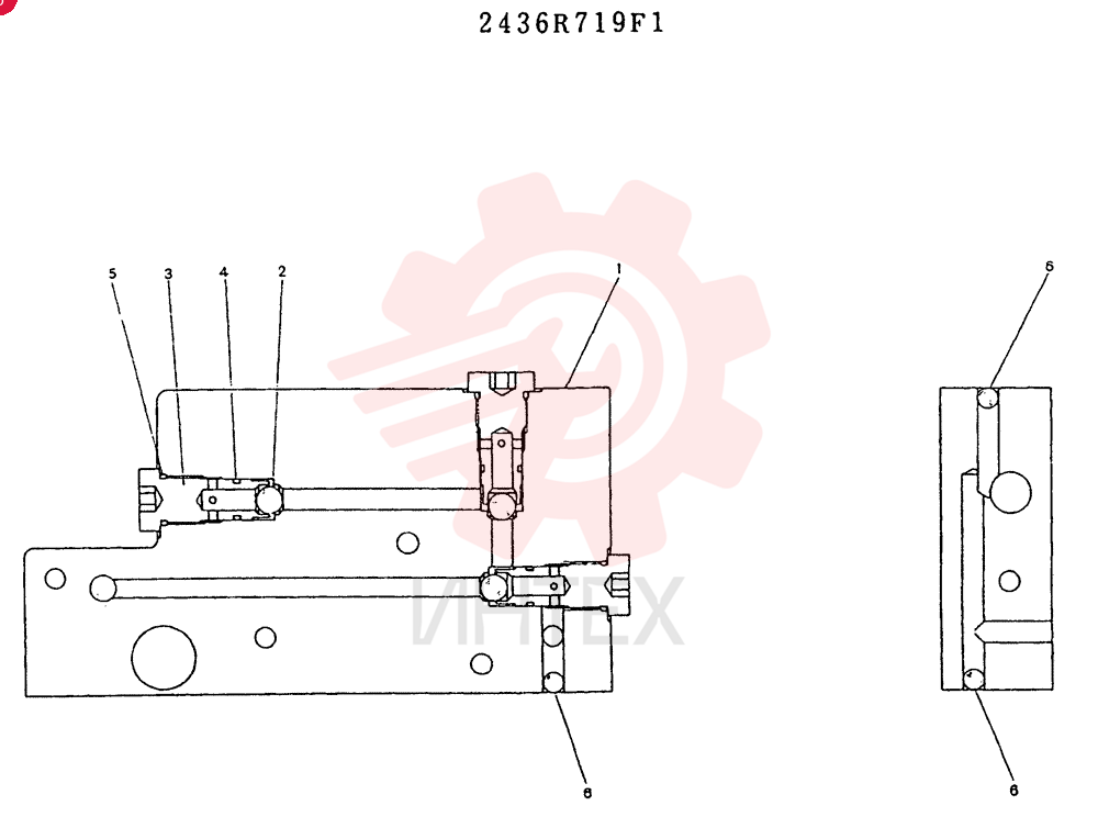 HYDRAULIC VALVE 2436R719F1