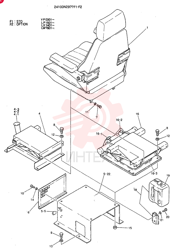 SEAT ASSY 24100N2977F1