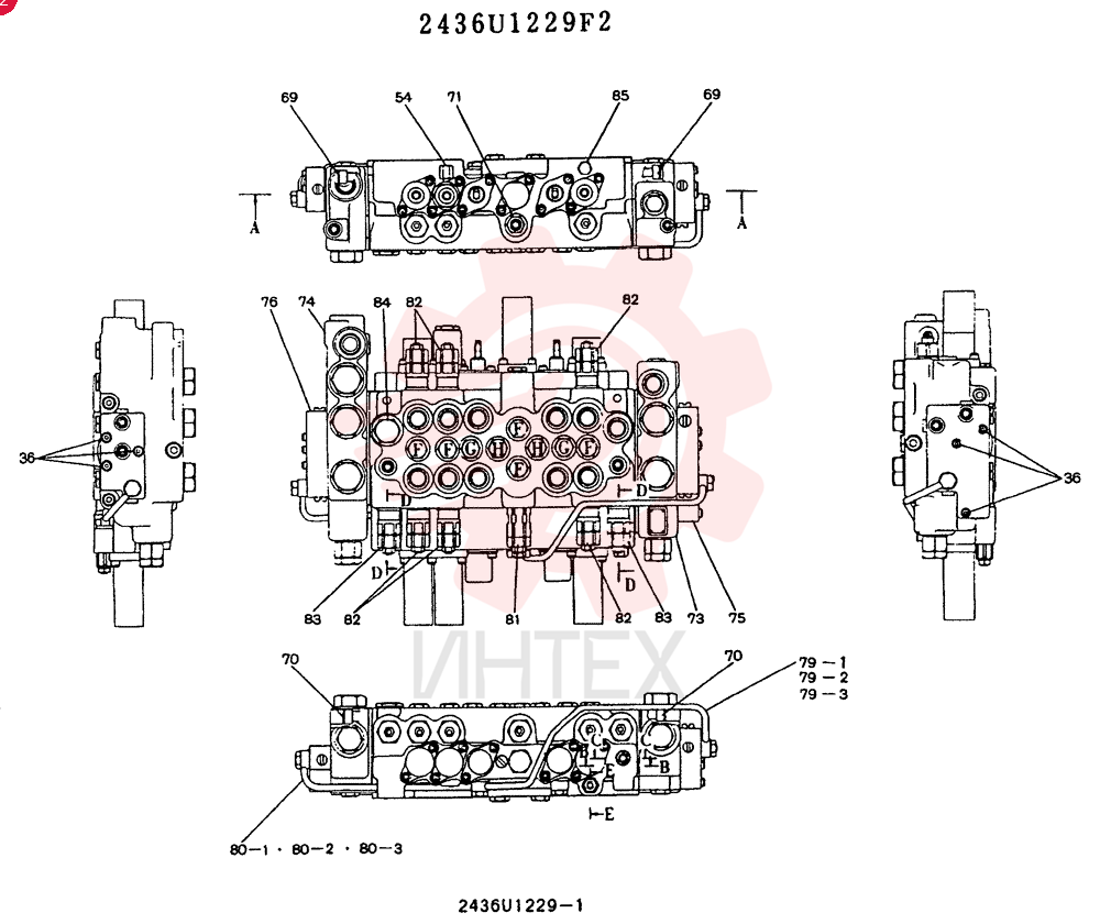 VALVE ASSY, CONTROL 2436U1229F2 (1)