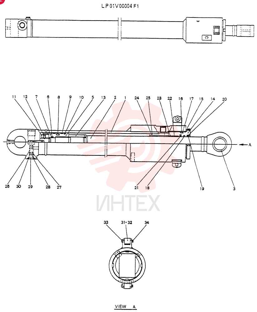 CYLINDER ASSY, ARM LP01V00004F1