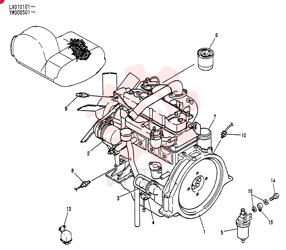 ENGINE ASSY YW02P00004F1