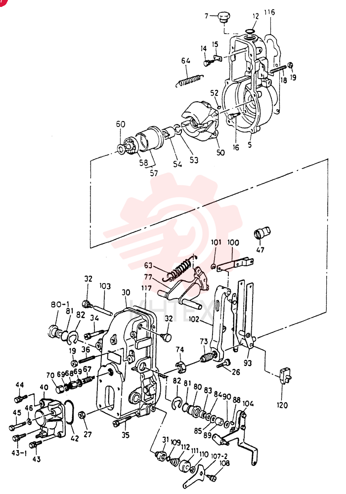 GOVERNOR ASM .; MECHANICAL VI8970208810