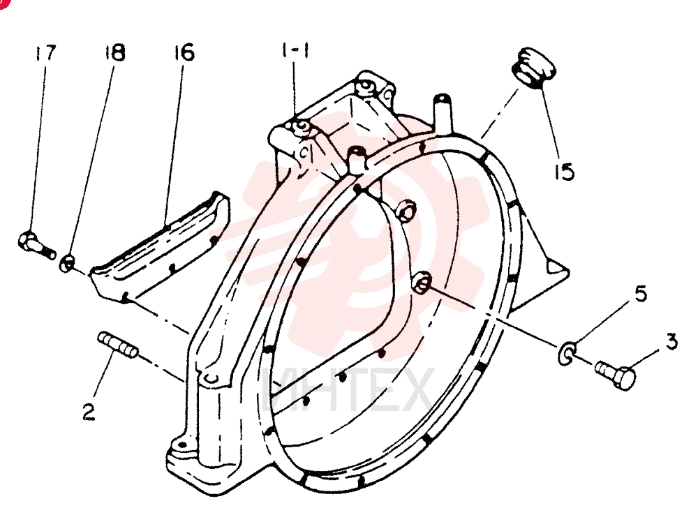 HOUSING; FLYWHEEL VI8943142721