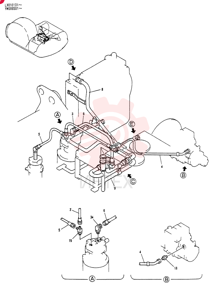 HYD LINES, UPP YW32H00001F1 (1)