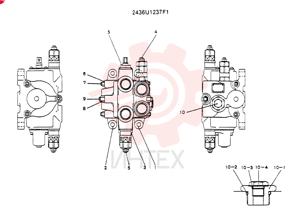 HYDRAULIC VALVE 2436U1237F1