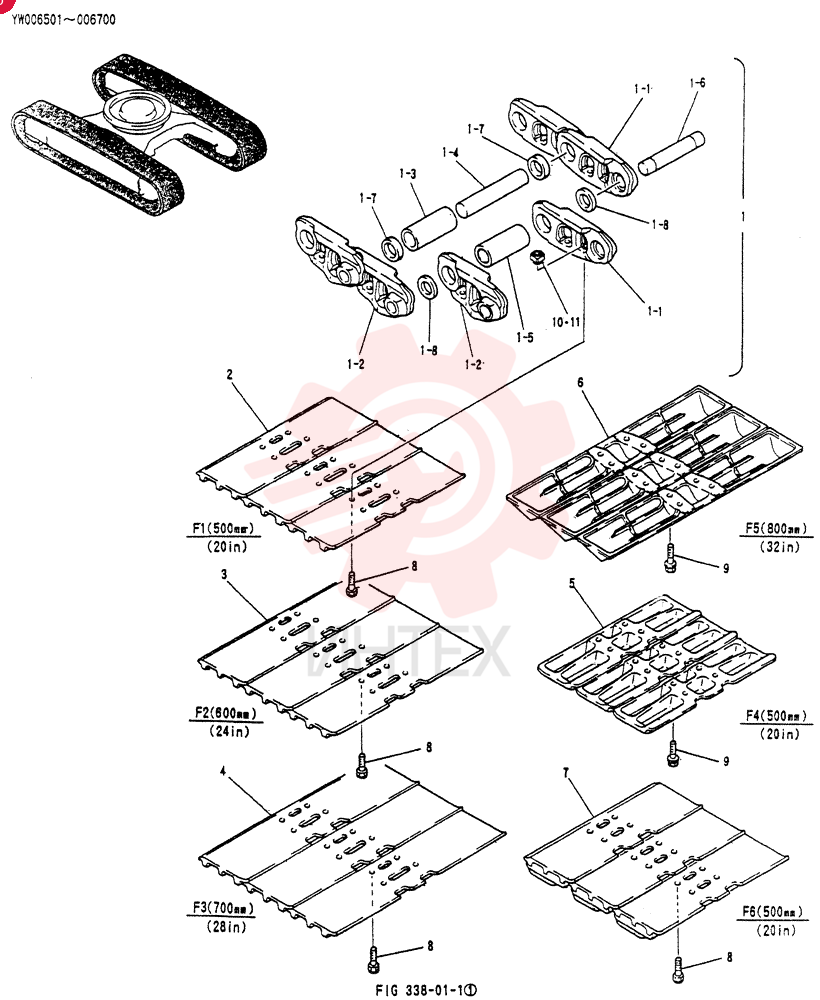 SHOE ASSY YW60D00002F1