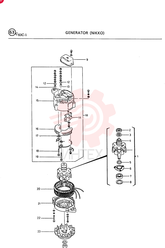 ALTERNATOR VI5812002121