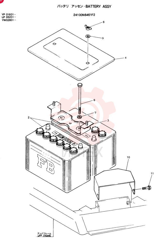 BATTERY ASSY 24100N6461F2