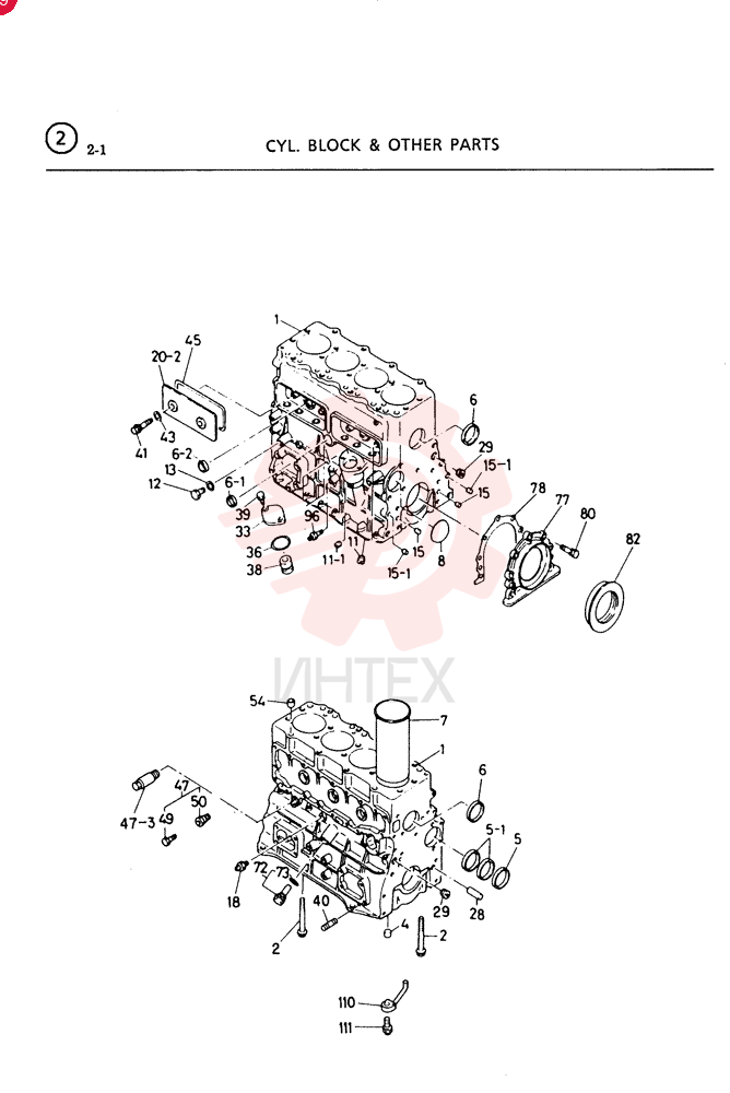 BLOCK ASM.; CYL. VI5112101681