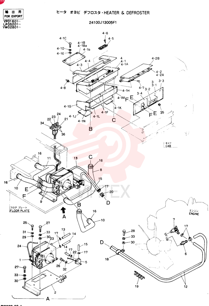 HEATER & DEFROSTER 24100J13005F1