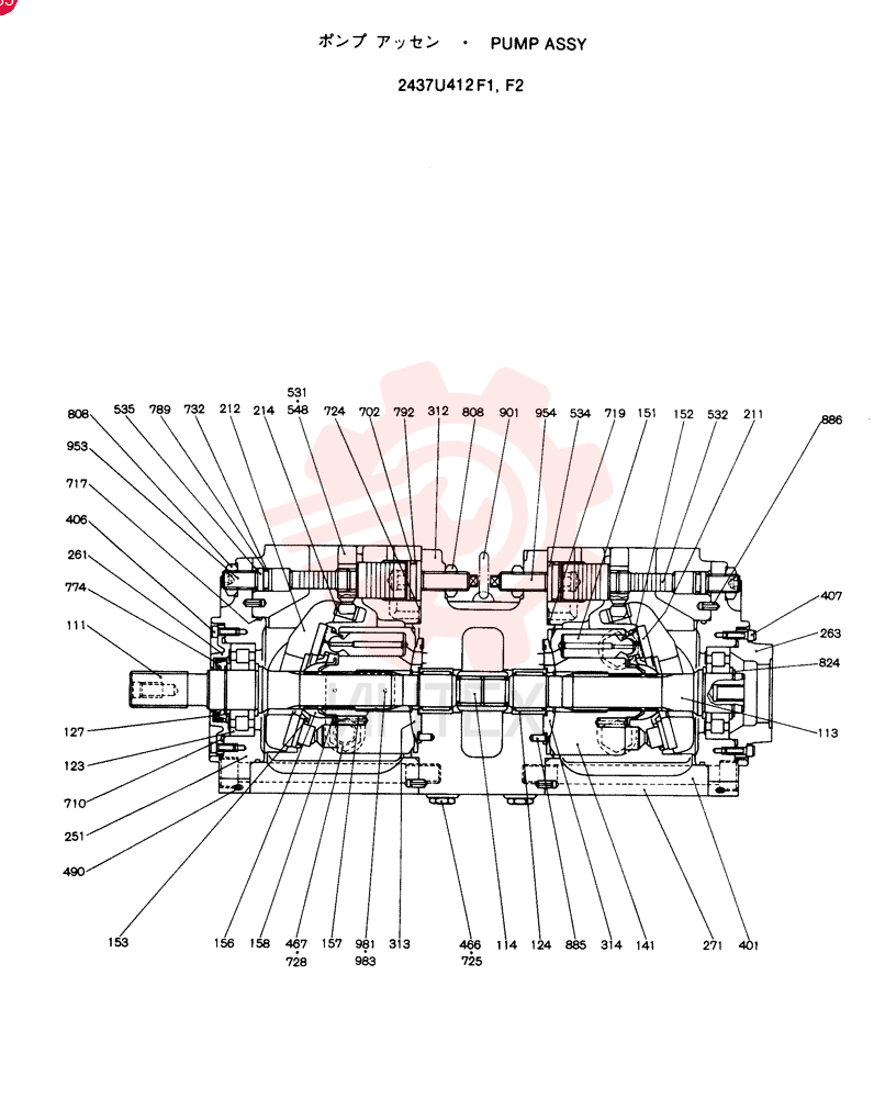 PUMP 2437U412F1