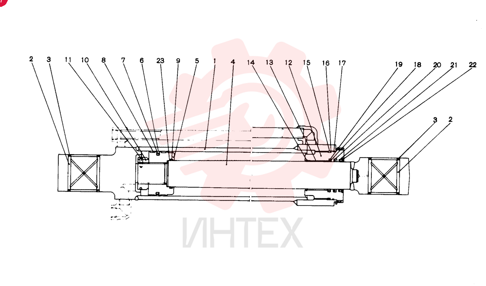 Схема (SK100) - MARK III EXCAVATOR ASN YW02801 (1/90-12/95) 2438U1013F1