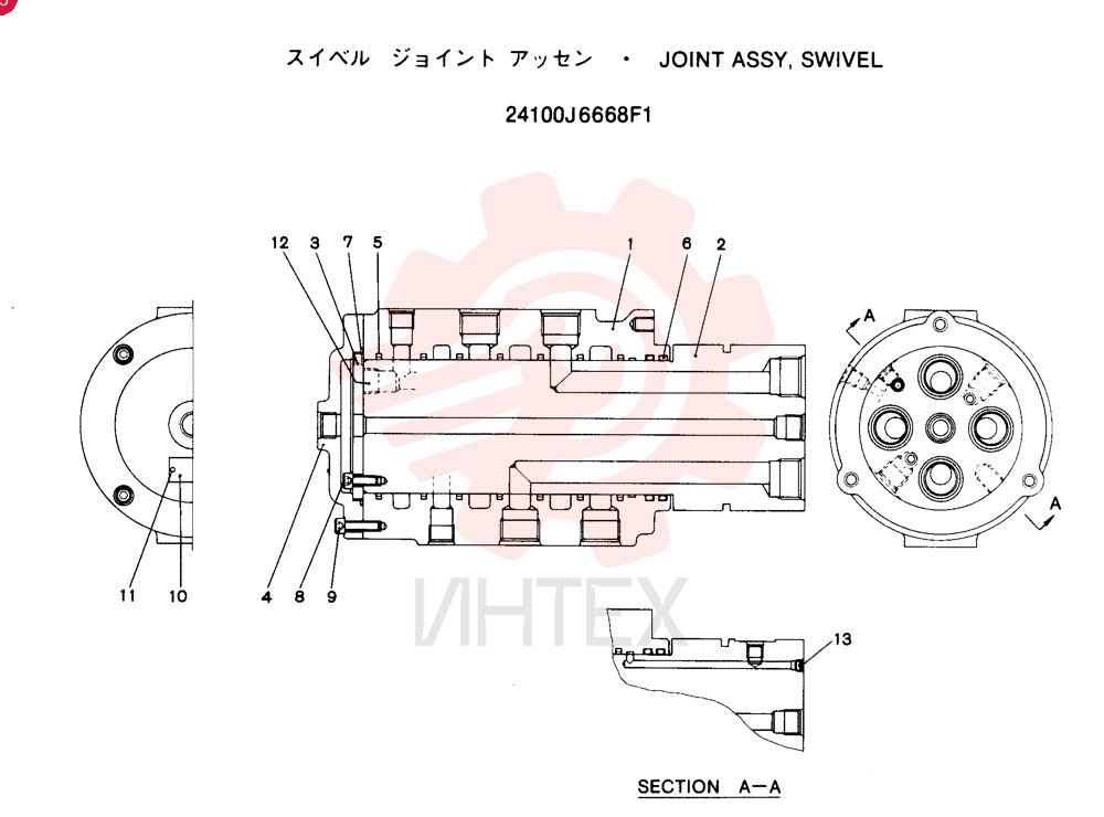 SWING JOINT 24100J6668F1