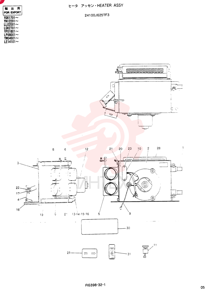 HEATER 24100J6257F3